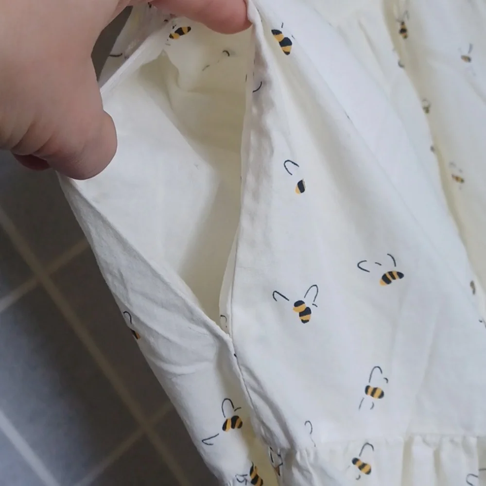 kate spade Cream Sleeveless Midi Dress with Bee Print